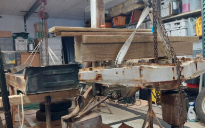 Démontage des barres de torsion et de la barre stabilisatrice