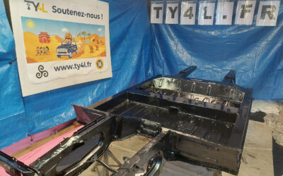 Peinture du châssis : une nouvelle jeunesse pour la Bombarde