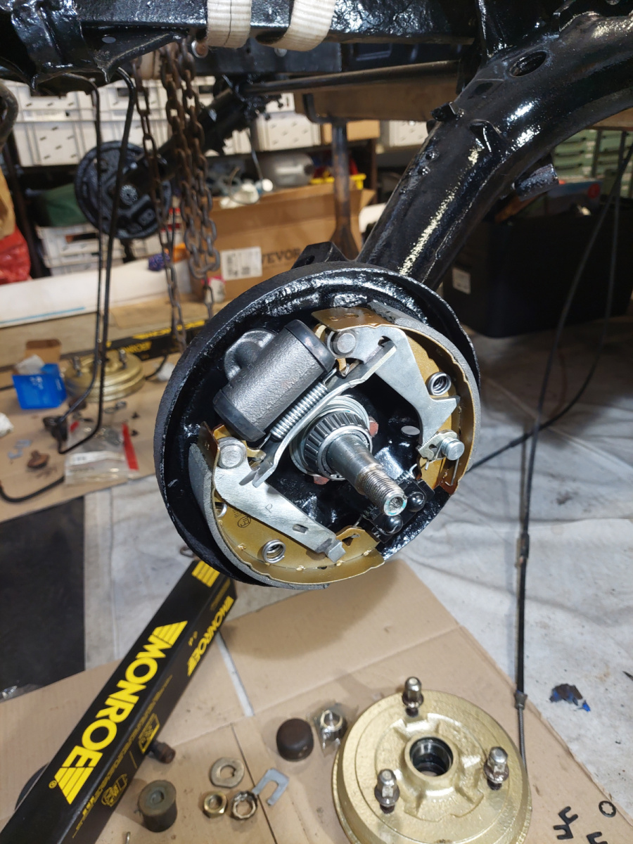 Restauration des tambours Arrière